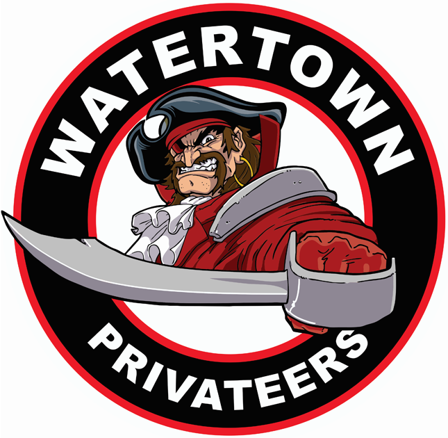 Watertown Privateers 2012-2014 Primary Logo iron on transfers for T-shirts